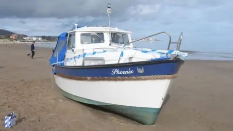 North Wales Police boat