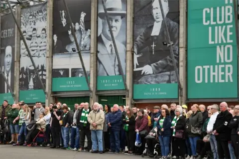 Getty Images Celtic fans