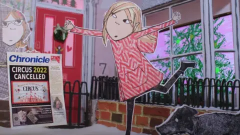 Fenwick/YouTube A scene from the window