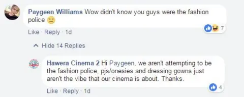 Facebook/HaweraCinema Facebook screenshot