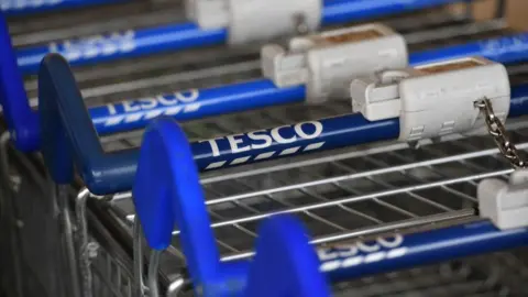 Getty Images Tesco trollies