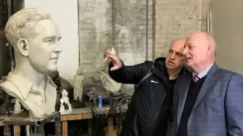 Northampton Town Football Club Dave Bowen bust