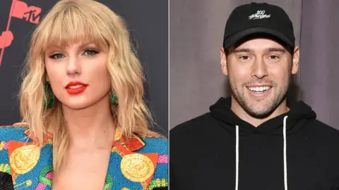 Getty Images Taylor Swift and Scooter Braun