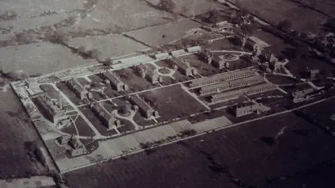 University Hospitals Birmingham NHS Trust Aerial view of Heartlands in 1921