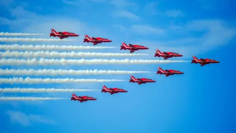 PA Media The Red Arrows