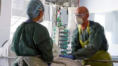 AFP Medics wearing PPE