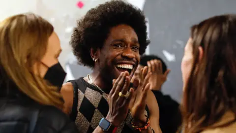 AFP Nigerian designer Kenneth Ize at Paris Womenswear Fashion Week in Paris, France - Sunday 6 March 2022