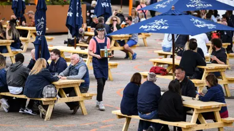 Getty Images Beer garden