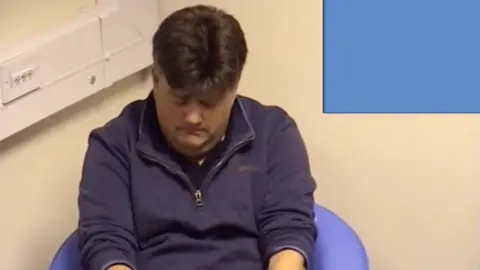 CPS A still from the video of Carl Beech's police interview