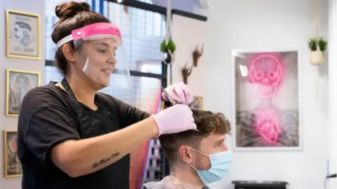 Getty Images A hairdresser