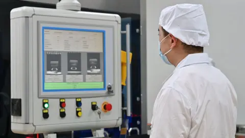 Getty Images Covid vaccine production plant in China