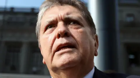 Reuters File image of former Peru president Alan García