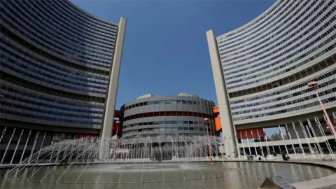 Reuters File photo of the headquarters of the International Atomic Energy Agency (IAEA) in Vienna, Austria (20 June 2019)