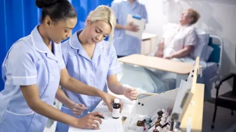 Getty Images Nurses in training