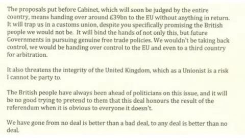 Esther McVey/Twitter Esther McVey resignation statement