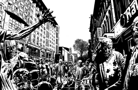 Charlie Adlard Charlie Adlard Walking Dead artwork