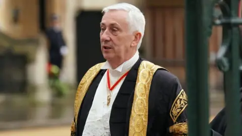 House of Commons Speaker Sir Lindsay Hoyle