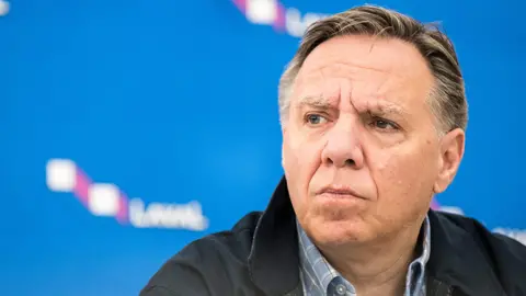 MARTIN OUELLET-DIOTTE Quebec Premier Francois Legault, who has told federal leaders to stay out of the province's politics