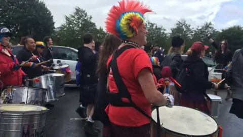 Marchers at Pride Glasgow