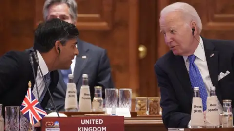 Getty Images Rishi Sunak and Joe Biden