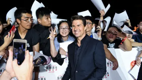 Getty Images Tom Cruise in China