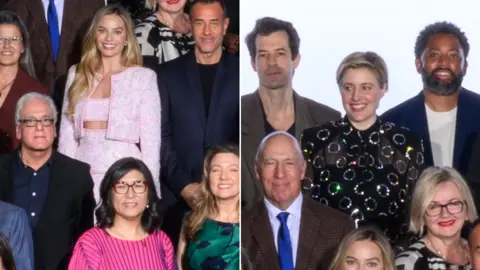 Richard Harbaugh/AMPAS Margot Robbie and Greta Gerwig