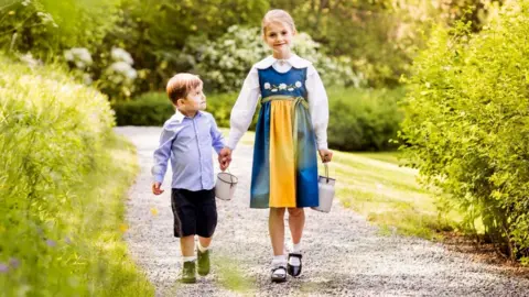 Royal Court of Sweden Princess Estelle and Prince Oscar, June 2019