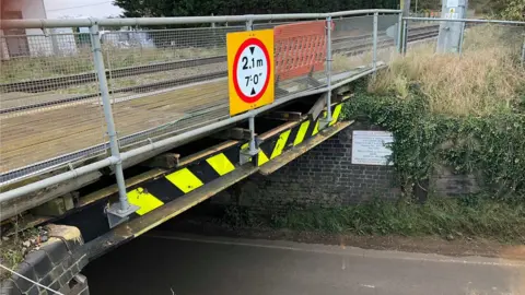 Network Rail The railway bridge at Stonea Road, Cambridgeshire