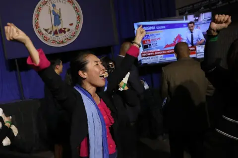 Getty Images Northam supporter