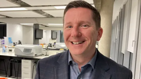 Nadia Gyane/BBC Prof Ross Renton