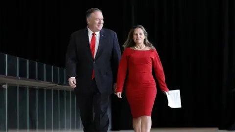 Reuters US Secretary of State Mike Pompeo and Canada Foreign Minister Chrystia Freeland