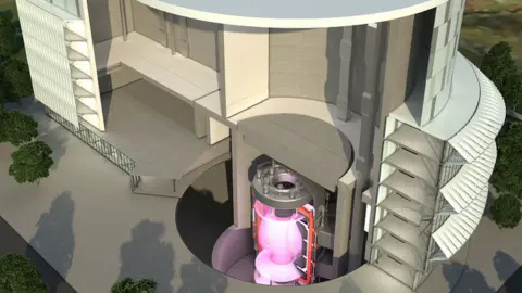 UK Atomic Energy Authority Inside the reactor