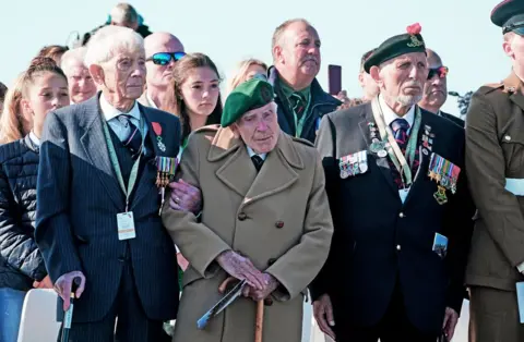 PA D-Day veterans at the British Normandy Memorial site