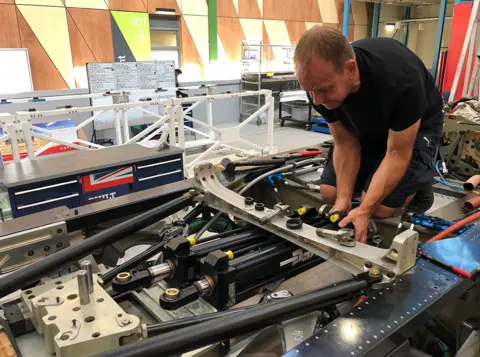 BLOODHOUND LSR Airbrake linkages