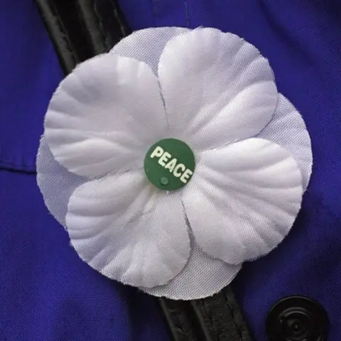 Getty Images The white peace poppy