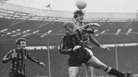 Tim Graham/Hulton Archive/Getty Images Leicester City vs Manchester City in FA Cup final 1969