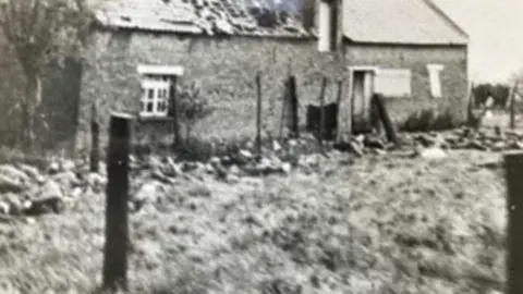 Dennis O'Callaghan Barn at Le Paradis after massacre, 1940