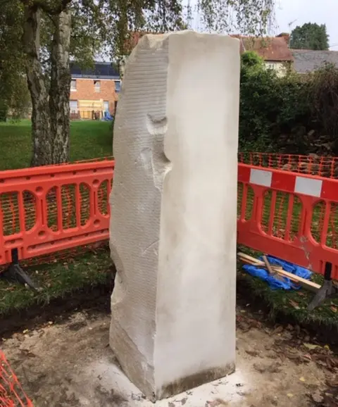 Keith Brooks Memorial stone