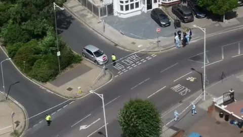 Amir Ahmed Crime scene aerial shot