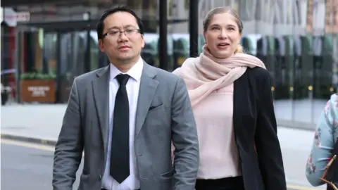 PA Geoff Ho and his fiancee Cecile De Alenca