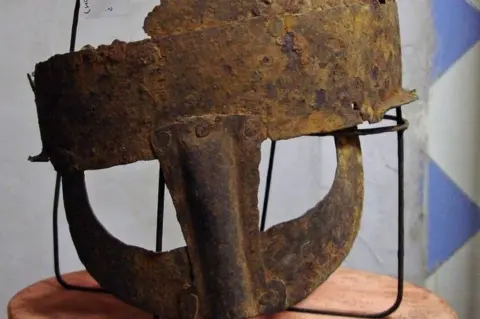 Durham University Viking helmet