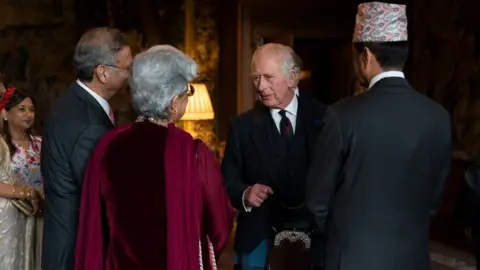 PA Media King Charles hosts a reception to celebrate British South Asian communities at the Palace of Holyroodhouse in Edinburgh