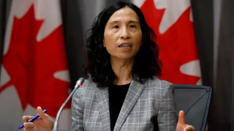 Reuters Canada's Chief Public Health Officer Theresa Tam at a news conference in March 2020