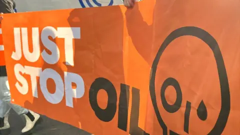 Just Stop Oil banner