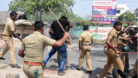 Getty Images Sterlite copper smelter protesters