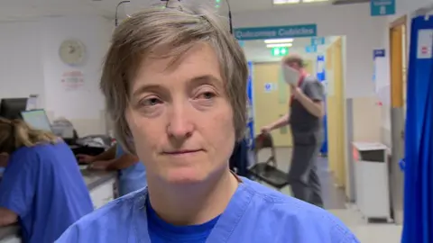 BBC Dr Aisling Diamond is consultant in emergency medicine at the Mater Hospital in Belfast