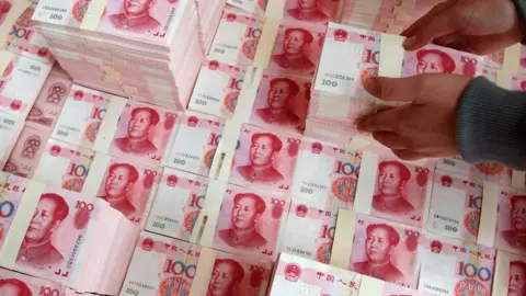 Getty Images Yuan notes