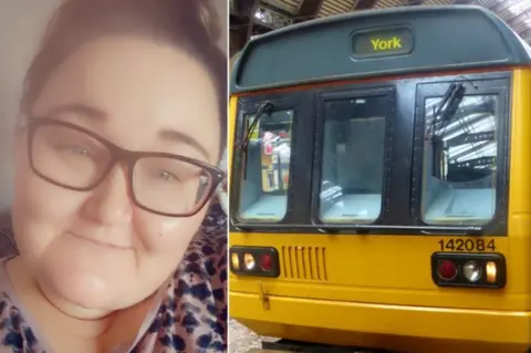 Andy Barratt/PA Media Andy Barratt and a train