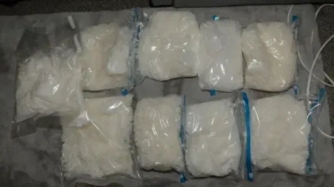 West Yorkshire Police Crystal methamphetamine worth nearly £5m found at the flat in Leeds