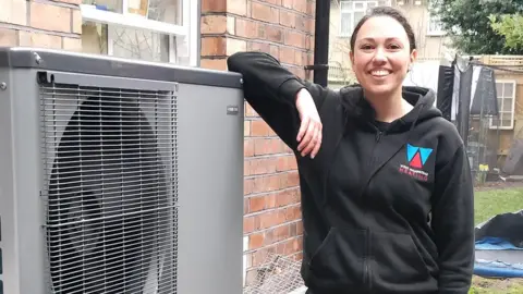 ‘I left teaching to train as a heat pump engineer’